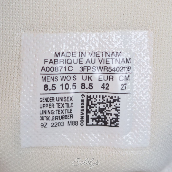 Converse CTAS Lugged 2.0 Platform White Canvas Sneaker Boot Womens 10.5 NEW - Picture 7 of 11